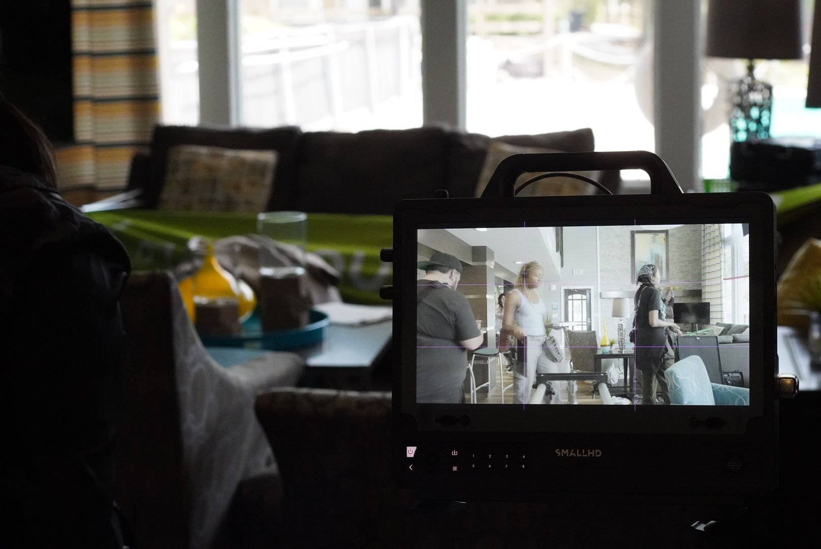 The Carvers behind the scenes