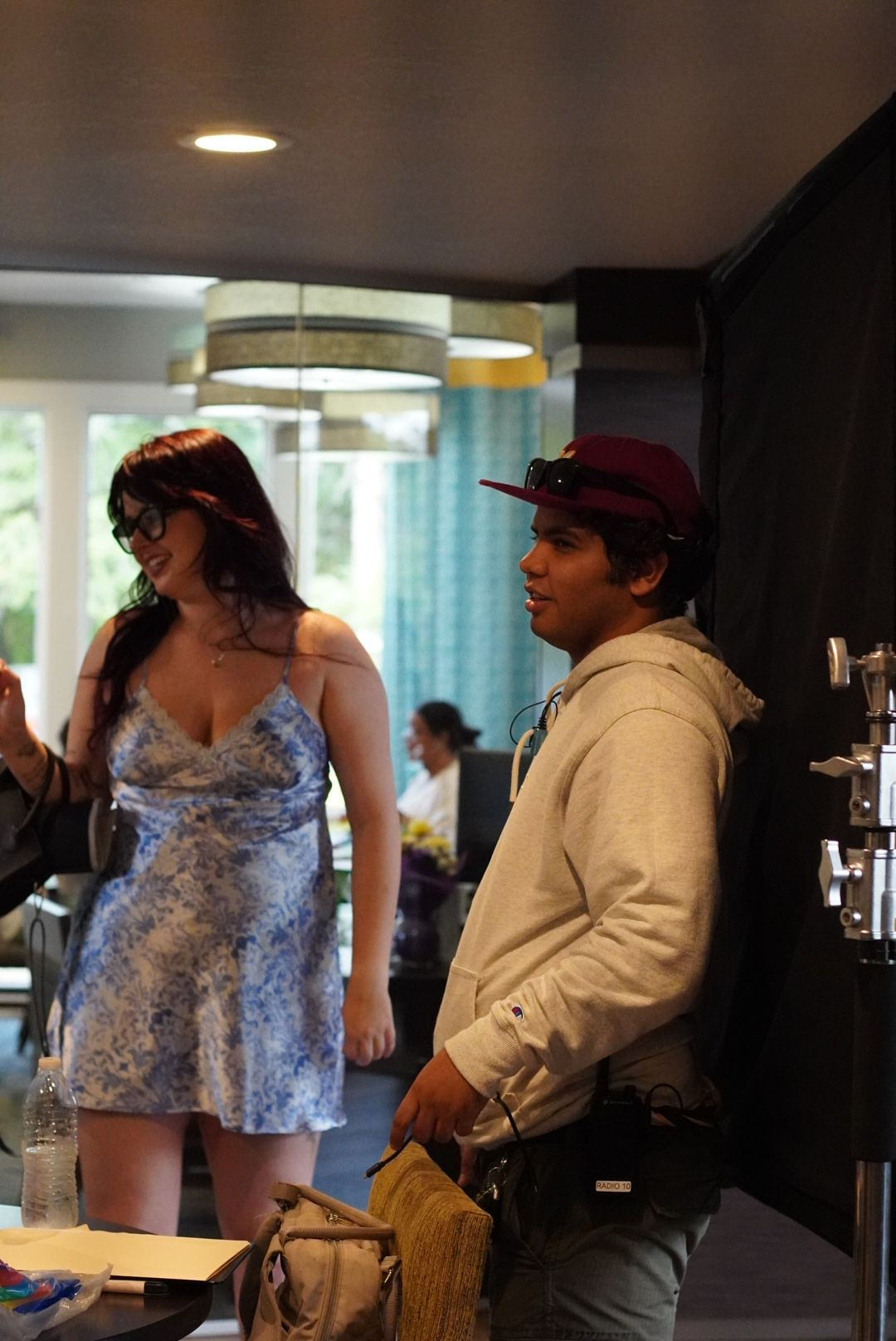 The Carvers behind the scenes