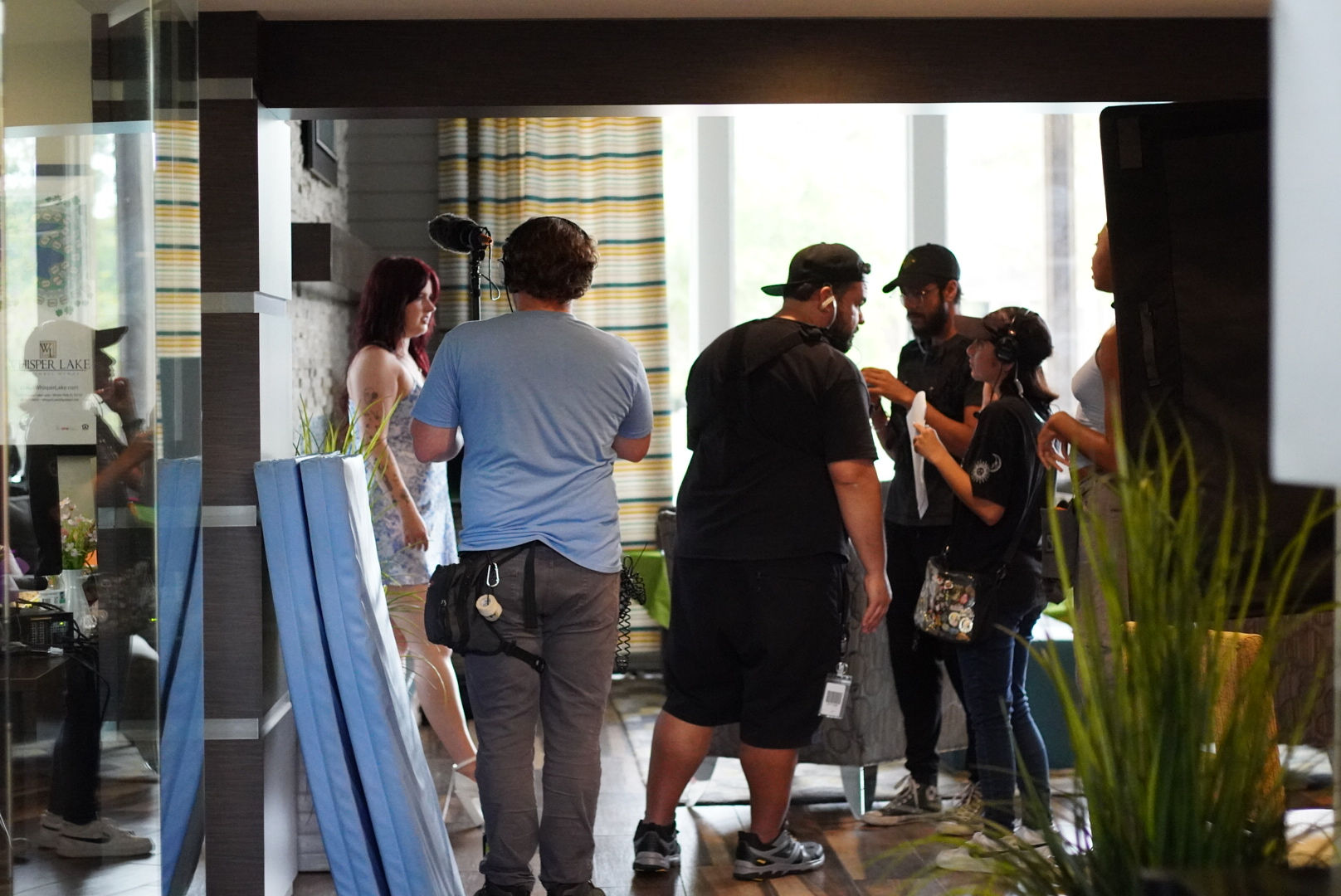 The Carvers behind the scenes